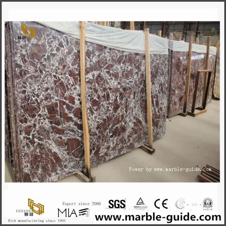 Red Rosso Lepanto Marble Full Slabs