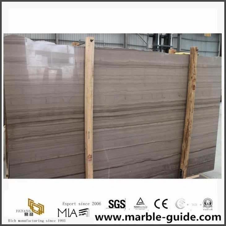 Athens Wood Grey Marble Slabs For Sale