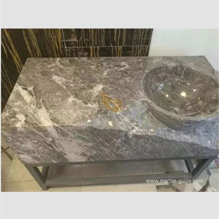 Cheap Romantic Gray Marble Background Wall