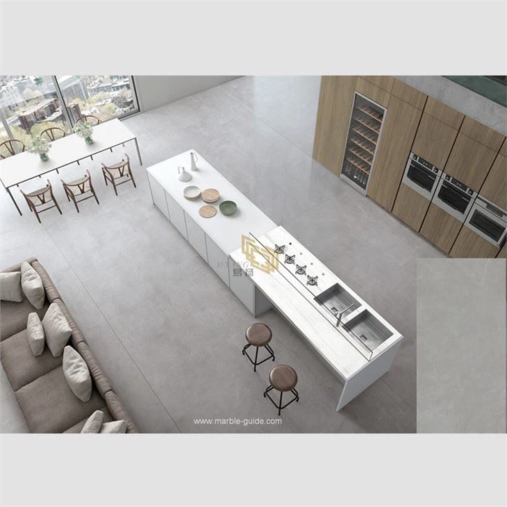 Pulpis Gray Sintered Stone Floor And Countertop