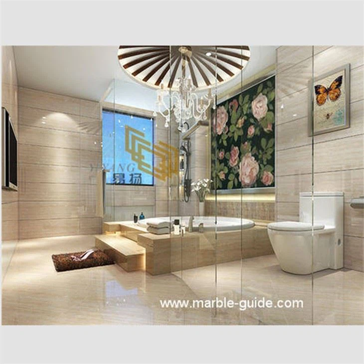 Roman Travertine Marble Floor